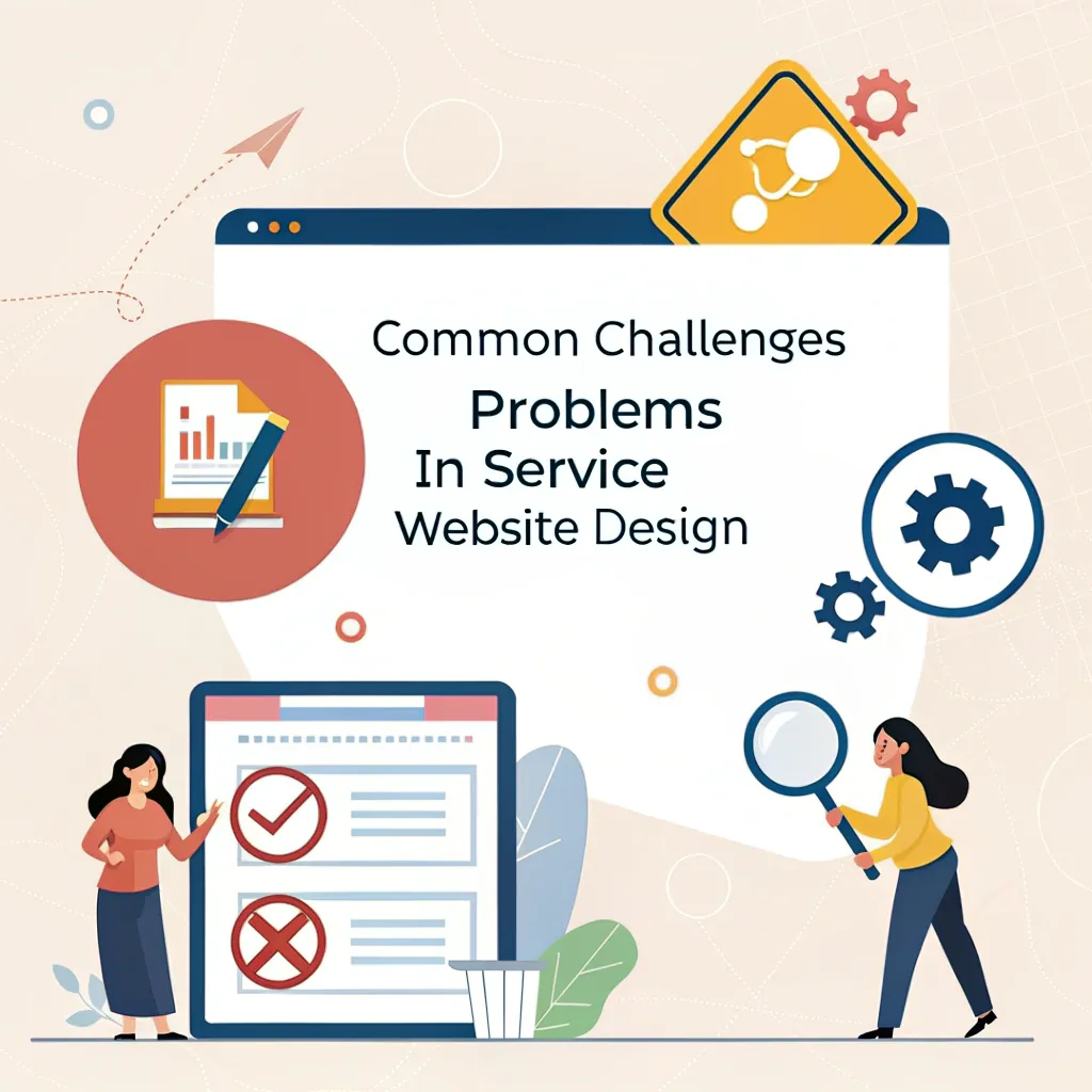 مشکلات طراحی سایت خدماتی