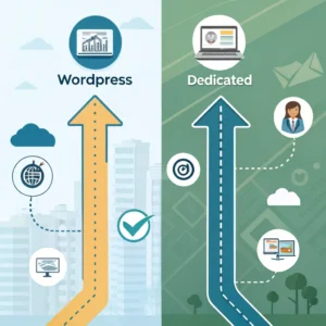 تفاوت طراحی سایت شرکتی اختصاصی با وردپرس