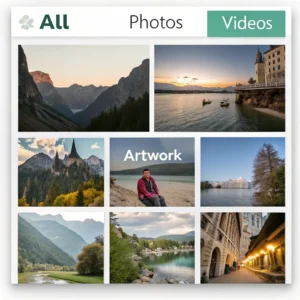 طراحی وبسایت شخصی عکاس