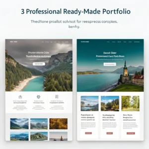 طراحی سایت شخصی برای نمایش نمونه کار